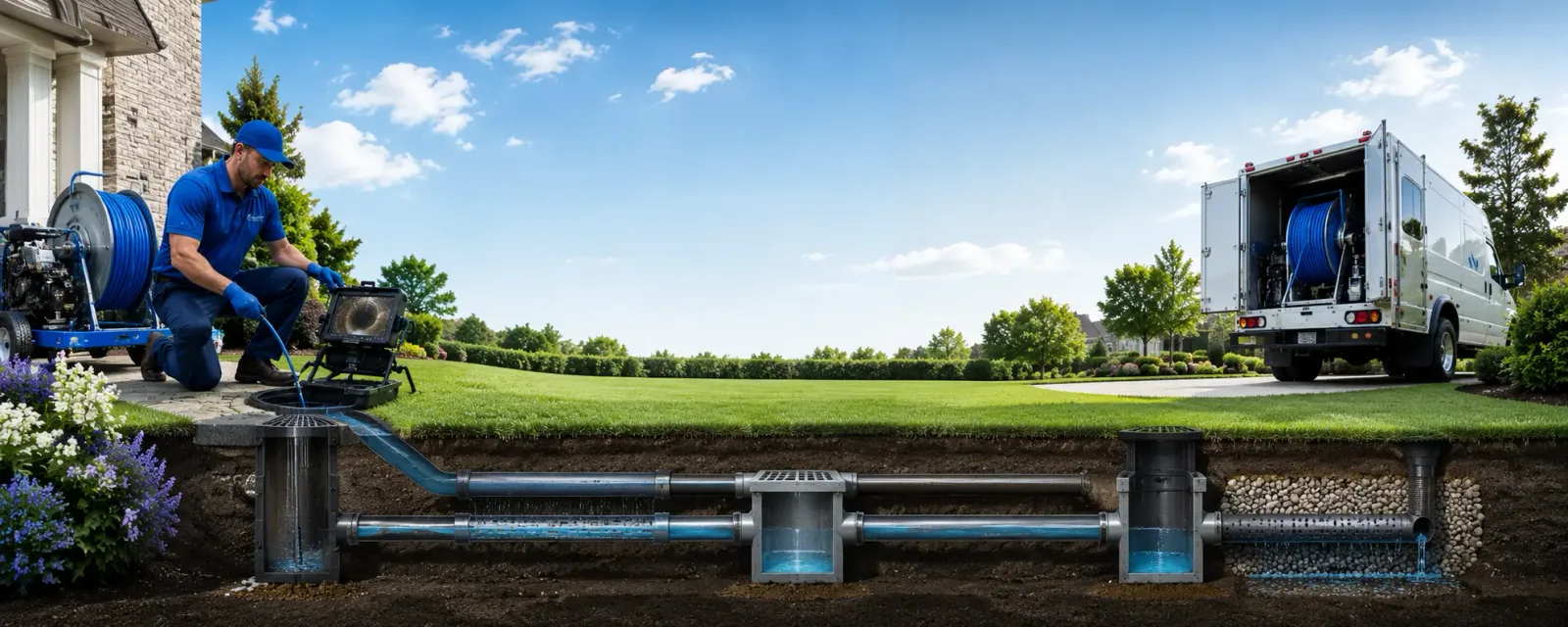 Outdoor drain cleaning information for Rexford, KS